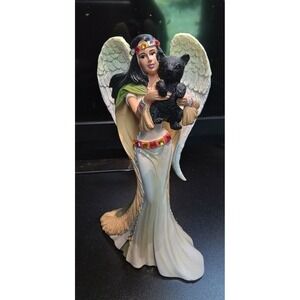 Hamilton Collection The Spirit of Power Angel Figurine Messengers of the Spirit